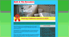 Desktop Screenshot of bathntilerecoaters.co.za